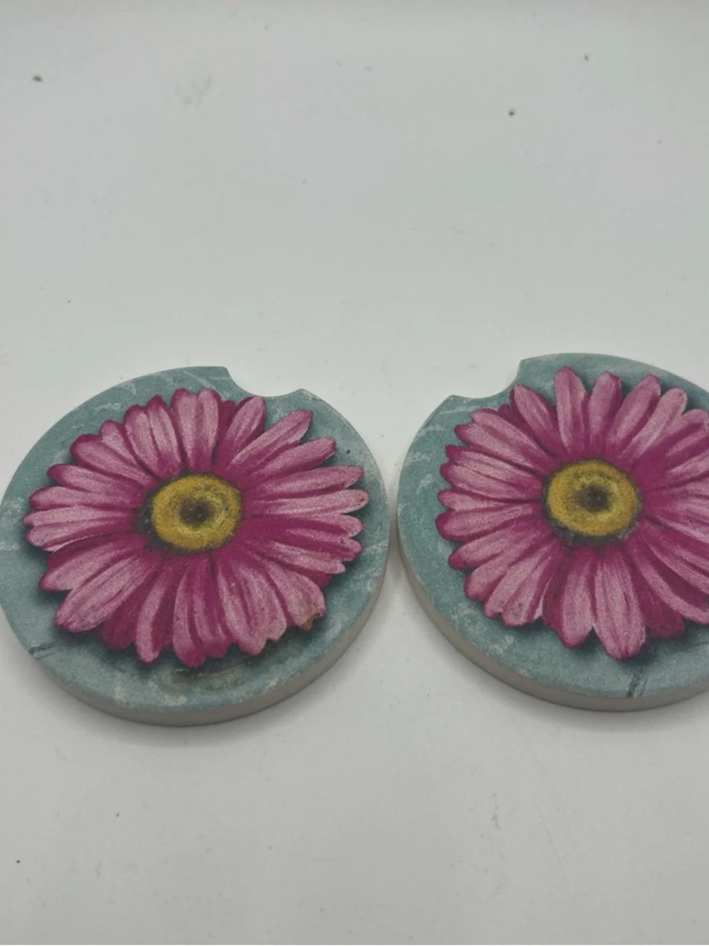 Pink Daisy VR Controller Thumb Grips - Pair